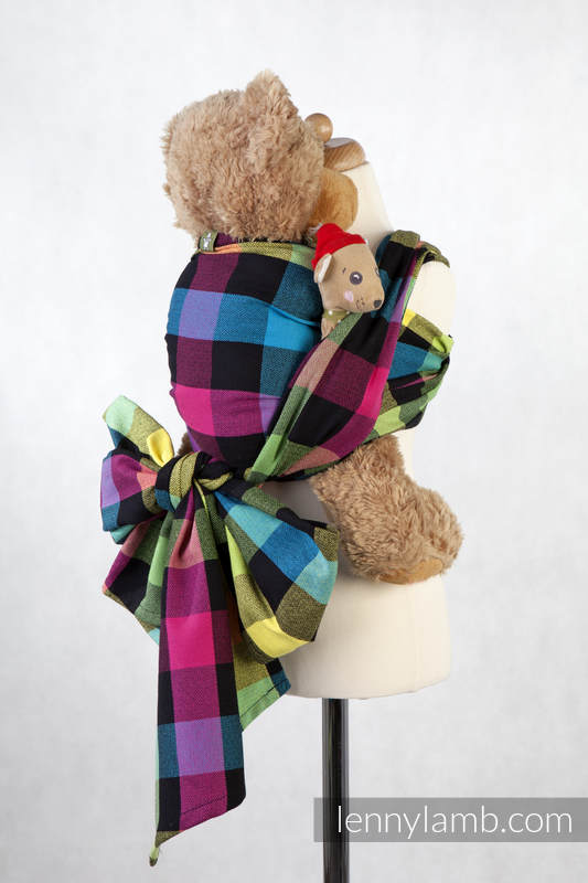 Doll Sling, Diamond Weave, 100% cotton - DIAMOND PLAID #babywearing