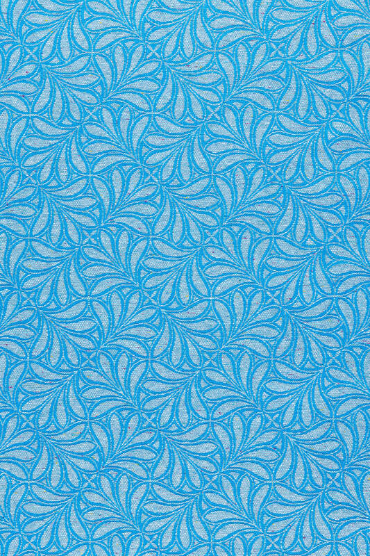 Fular, tejido jacquard (50% seda, 50% algodón) - INFINITY - HAVEN - talla XL #babywearing