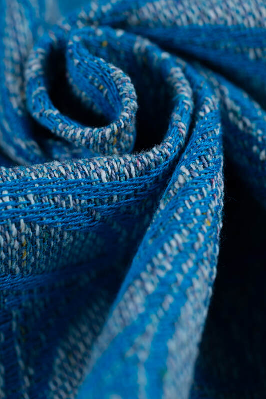 Fular, tejido jacquard (50% seda, 50% algodón) - INFINITY - HAVEN - talla XL #babywearing