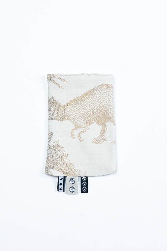 Drool Pads (100% cotton) - JURASSIC - ICE DESERT #babywearing