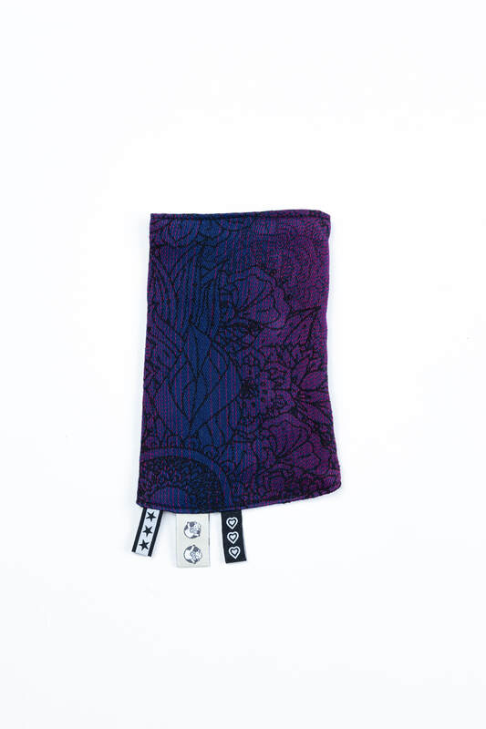 Drool Pads (100% cotton) - WILD WINE - BOUQUET #babywearing