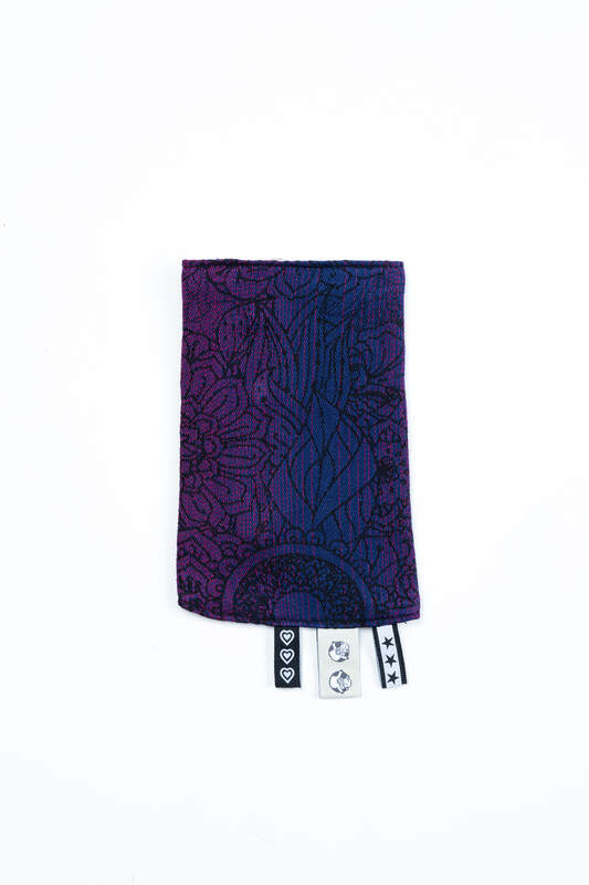 Drool Pads (100% cotton) - WILD WINE - BOUQUET #babywearing