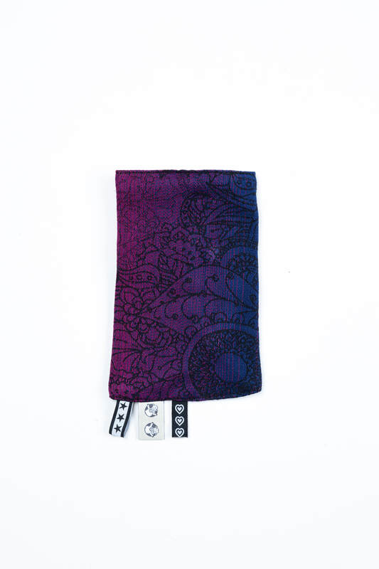 Drool Pads (100% cotton) - WILD WINE - BOUQUET #babywearing