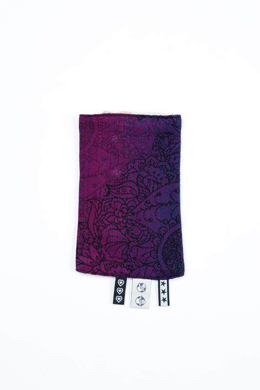 Drool Pads (100% cotton) - WILD WINE - BOUQUET #babywearing