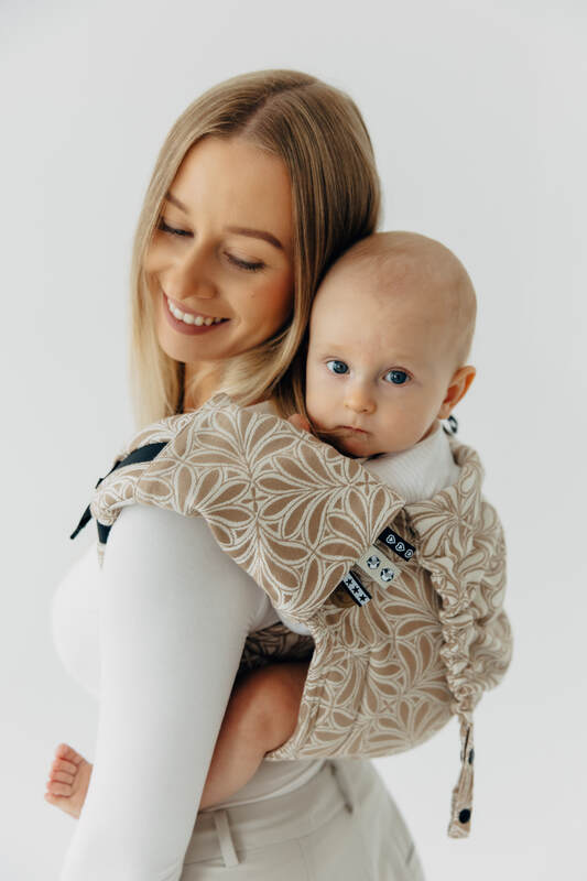 Drool Pads (Outer fabric - 50% cotton, 50% bamboo viscose; Lining - 100% cotton) - INFINITY - GOLDEN HOUR #babywearing