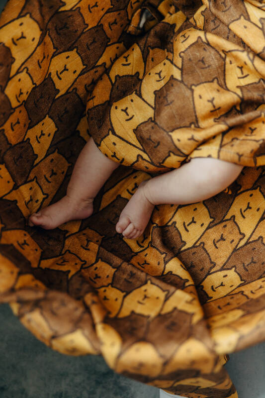 Swaddle Blanket - CAPYBARAS - TRIBU #babywearing