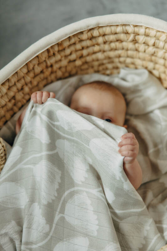 Swaddle Blanket - VIRIDIFLORA - CONNECT #babywearing