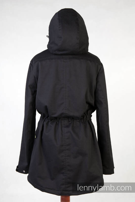 Parka Coat - size M - Black & Diamond Plaid #babywearing