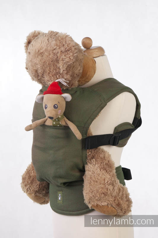 Doll Carrier made of woven fabric, 100% cotton - DIAMOND CAMO #babywearing
