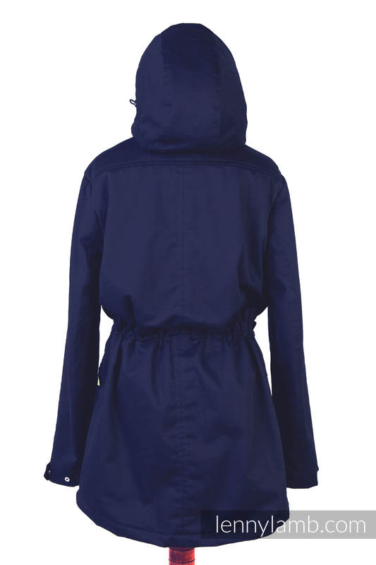 Parka Coat - size S - Navy Blue & Customized Finishing #babywearing