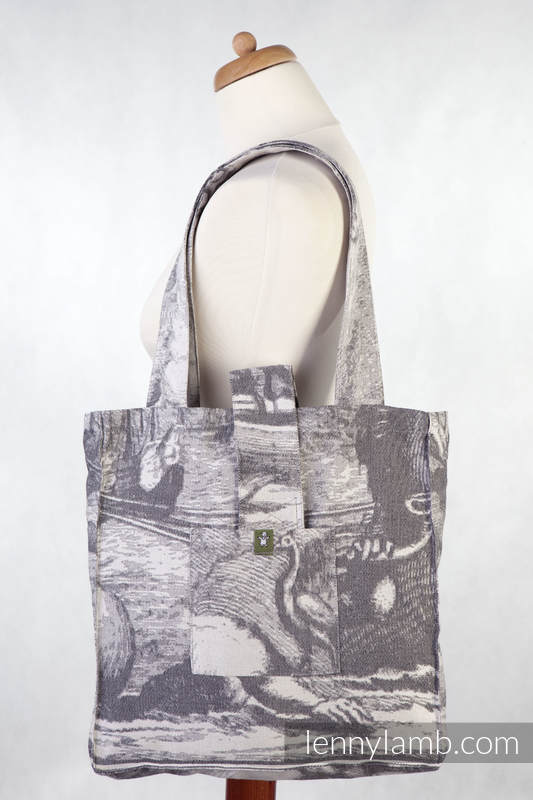 Shoulder bag made of wrap fabric (100% cotton) - POSEIDON - standard size 37cmx37cm #babywearing