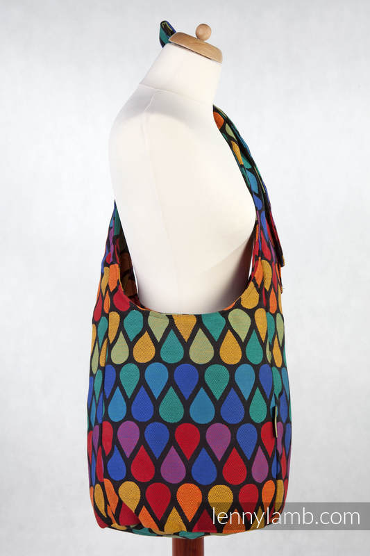Hobo Bag made of woven fabric, 100% cotton - JOYFUL  TIME #babywearing