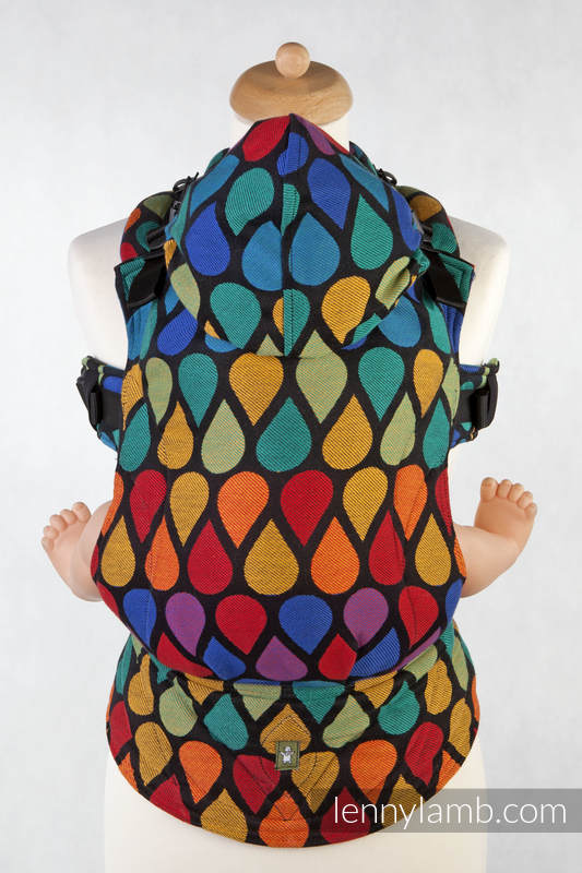 Porte-bébé ergonomique, taille bébé, jacquard 100 % coton, JOYFUL TIME - Deuxième génération (grade B) #babywearing