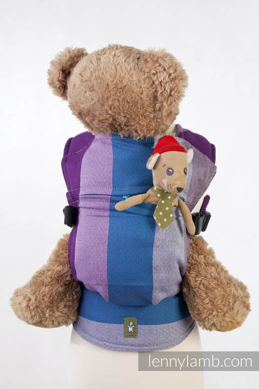 Doll Carrier made of woven fabric, 100% cotton - NORWEGIAN DIAMOND #babywearing