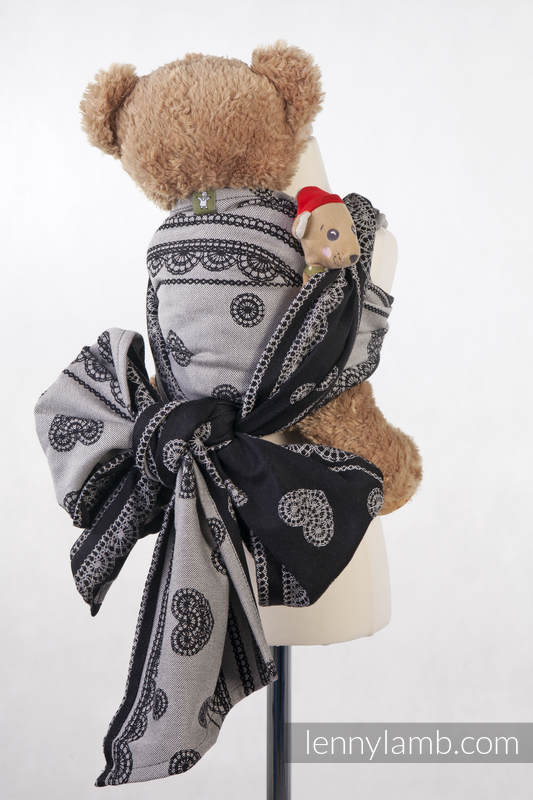 Żakardowa chusta dla lalek, 100% bawełna - KORONKA GLAMOUR #babywearing