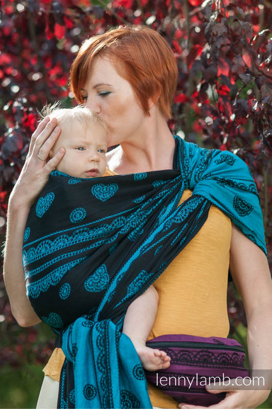 Baby Wrap, Jacquard Weave (100% cotton) - DIVINE LACE  - size S #babywearing