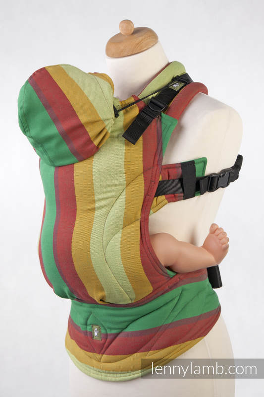 Nosidełko Ergonomiczne z tkaniny skośnokrzyżowej 100% bawełna , Toddler, BABIE LATO, Druga Generacja #babywearing