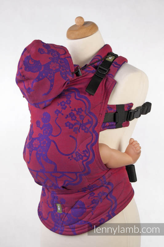 :LE_BB_MC_RD_PRPL #babywearing