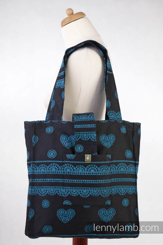 Shoulder bag made of wrap fabric (100% cotton) - DIVINE LACE - standard size 37cmx37cm (grade B) #babywearing