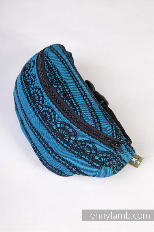 Waist Bag made of woven fabric, (100% cotton) - DIVINE LACE, Reverse #babywearing