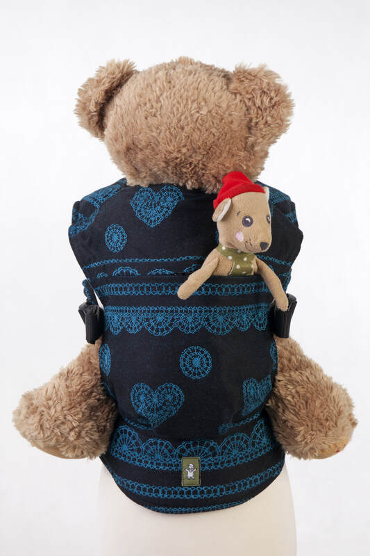 Doll Carrier made of woven fabric, 100% cotton  - DIVINE LACE #babywearing