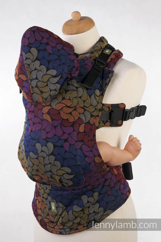 Ergonomic Carrier, Baby Size, jacquard weave 100% cotton - COLORS OF MAGIC - Second Generation #babywearing