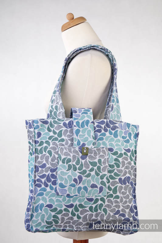 Shoulder bag made of wrap fabric (100% cotton) - COLORS OF HEAVEN - standard size 37cmx37cm (grade B) #babywearing