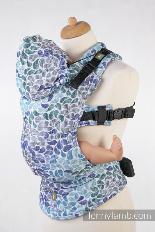 Ergonomic Carrier, Baby Size, jacquard weave 100% cotton - COLORS OF HEAVEN - Second Generation #babywearing