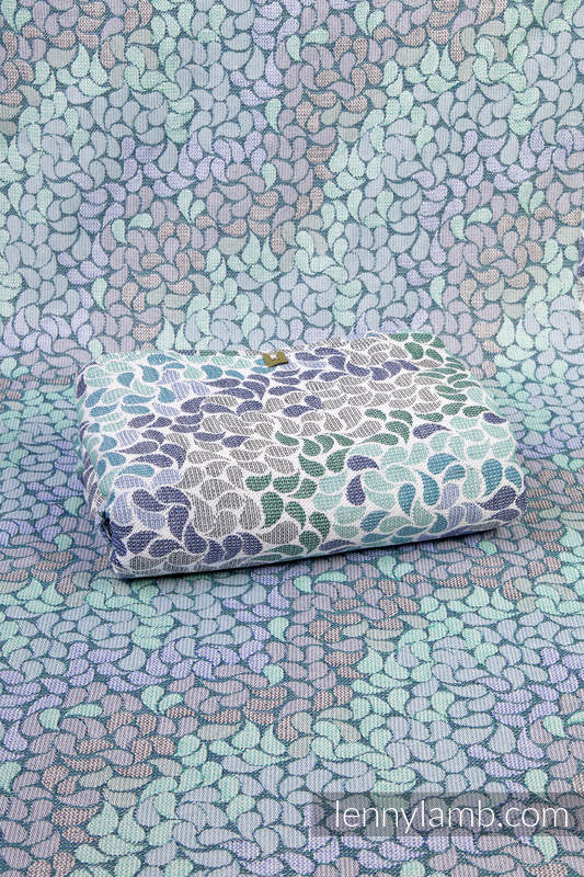 Baby Wrap, Jacquard Weave (100% cotton) - COLORS OF HEAVEN - size S #babywearing