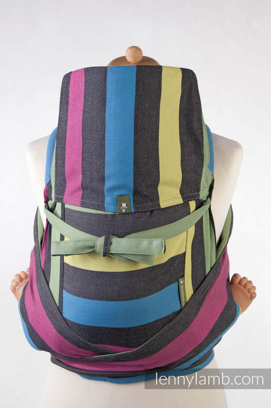 Mei Tai carrier Toddler/ broken twill / bamboo and cotton / with hood/ Twilight #babywearing