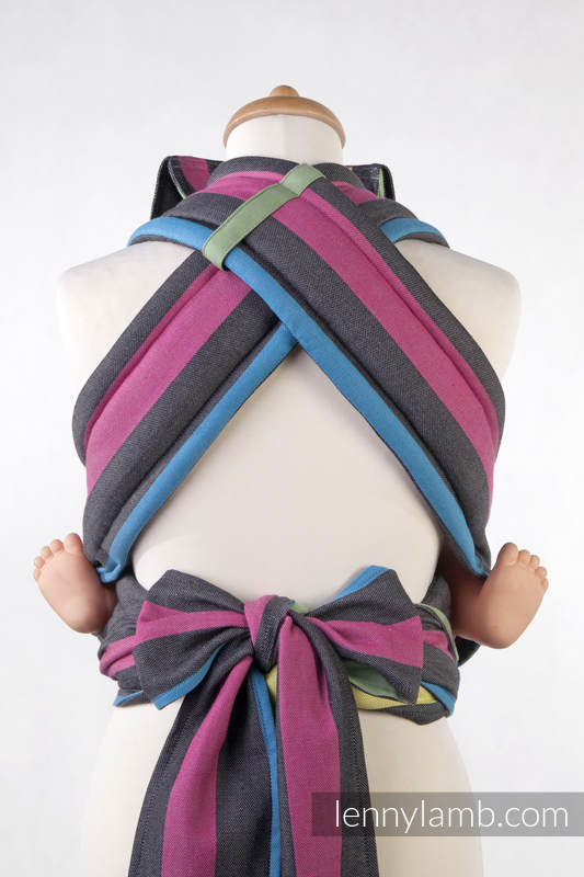 Mei Tai carrier Toddler/ broken twill / bamboo and cotton / with hood/ Twilight (grade B) #babywearing