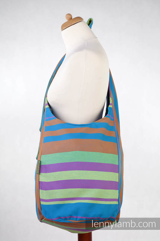 Hobo Bag made of woven fabric,100% cotton  - ZUMBA BLUE #babywearing