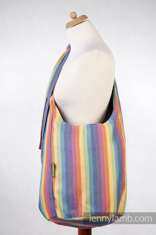 Hobo Bag made of woven fabric, 60% cotton 40 % bamboo - SUNRISE RAINBOW #babywearing