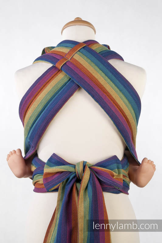 MEI-TAI carrier Toddler, broken-twill weave - 100% cotton - with hood, PARADISO COTTON #babywearing