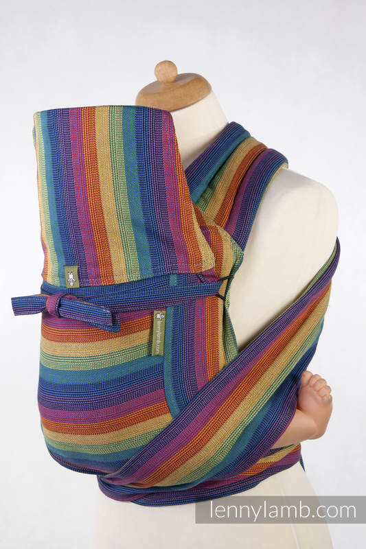 MEI-TAI carrier Toddler, broken-twill weave - 100% cotton - with hood, PARADISO COTTON #babywearing