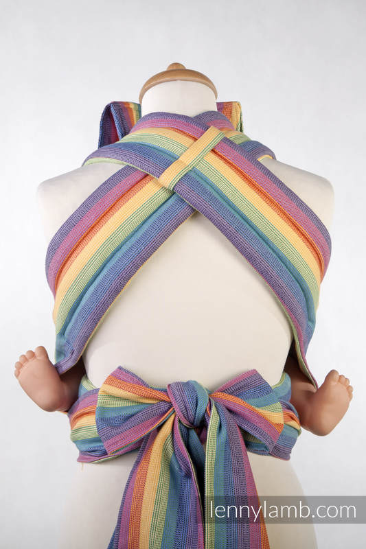 MEI-TAI carrier Toddler, broken-twill weave - 100% cotton - with hood, Luna #babywearing