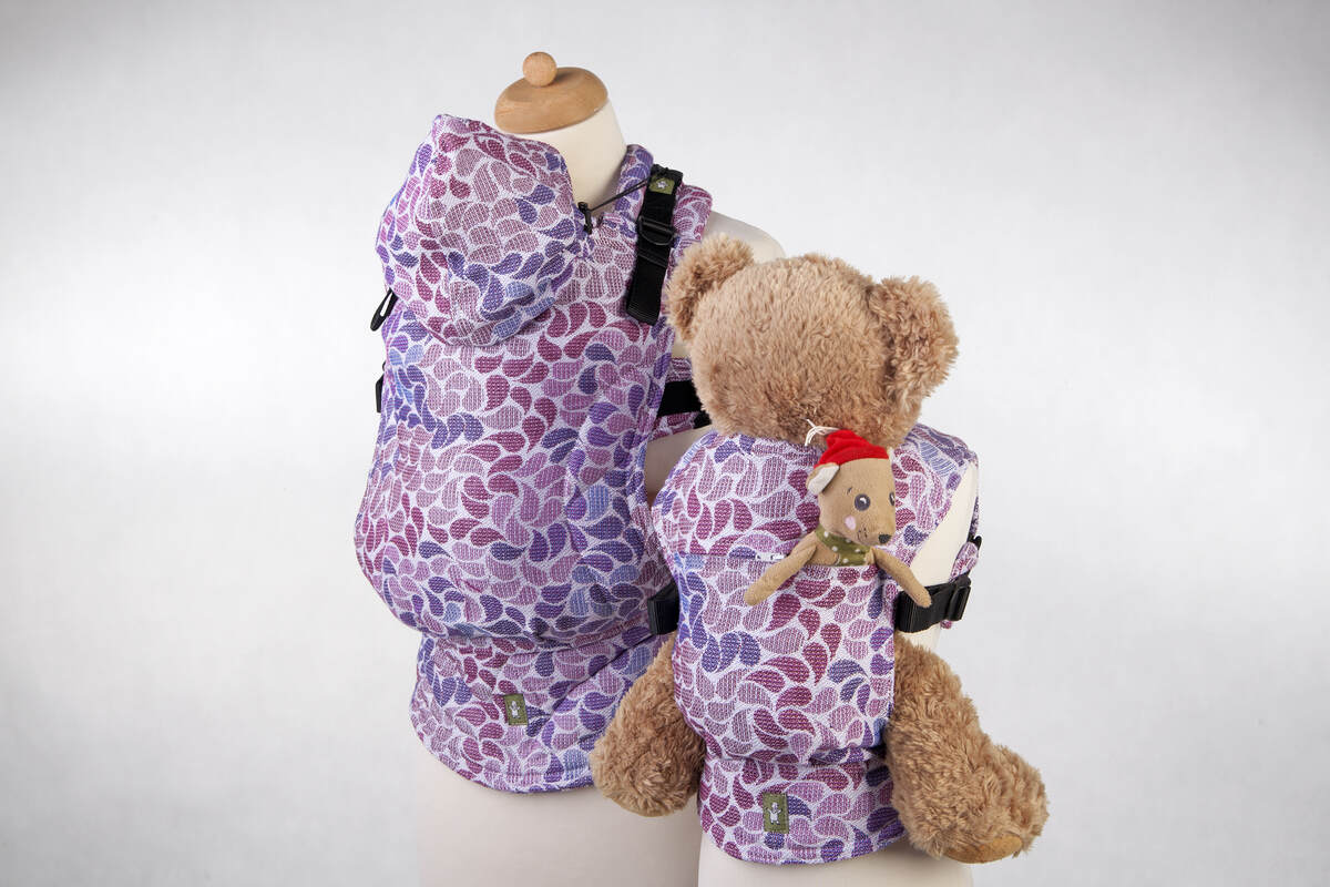 Doll Carrier made of woven fabric, 100 cotton COLORS OF FANTASY