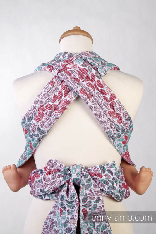 Mei Tai carrier Mini with hood/ jacquard twill / 100% cotton / COLORS OF FRIENDSHIP #babywearing