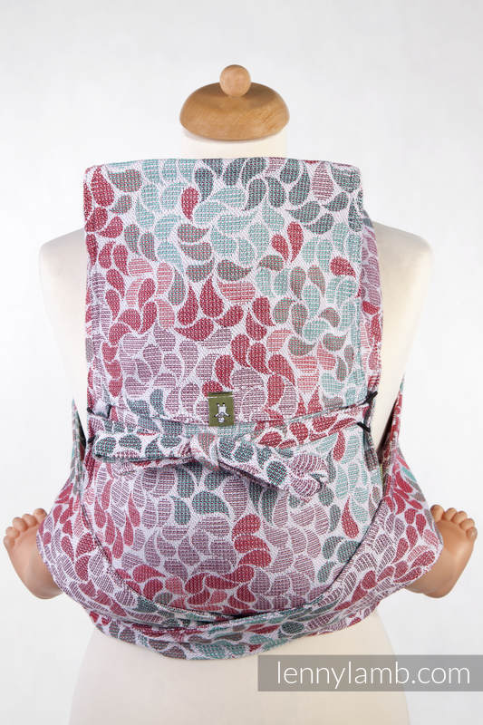 Mei Tai carrier Mini with hood/ jacquard twill / 100% cotton / COLORS OF FRIENDSHIP #babywearing