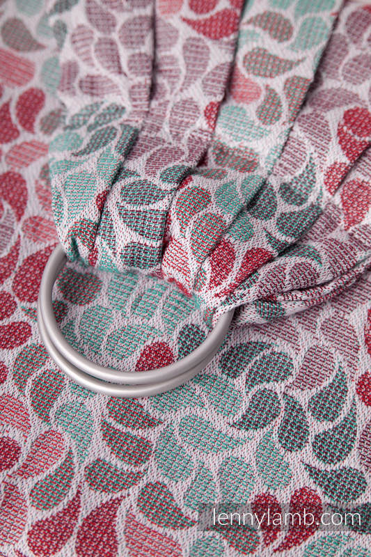 Bandolera de anillas, tejido Jacquard (100% algodón) - COLORS OF FRIENDSHIP - long 2.1m #babywearing