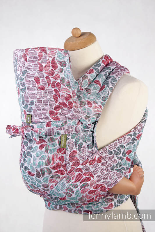 Mei Tai carrier Toddler with hood/ jacquard twill / 100% cotton / COLORS OF FRIENDSHIP #babywearing