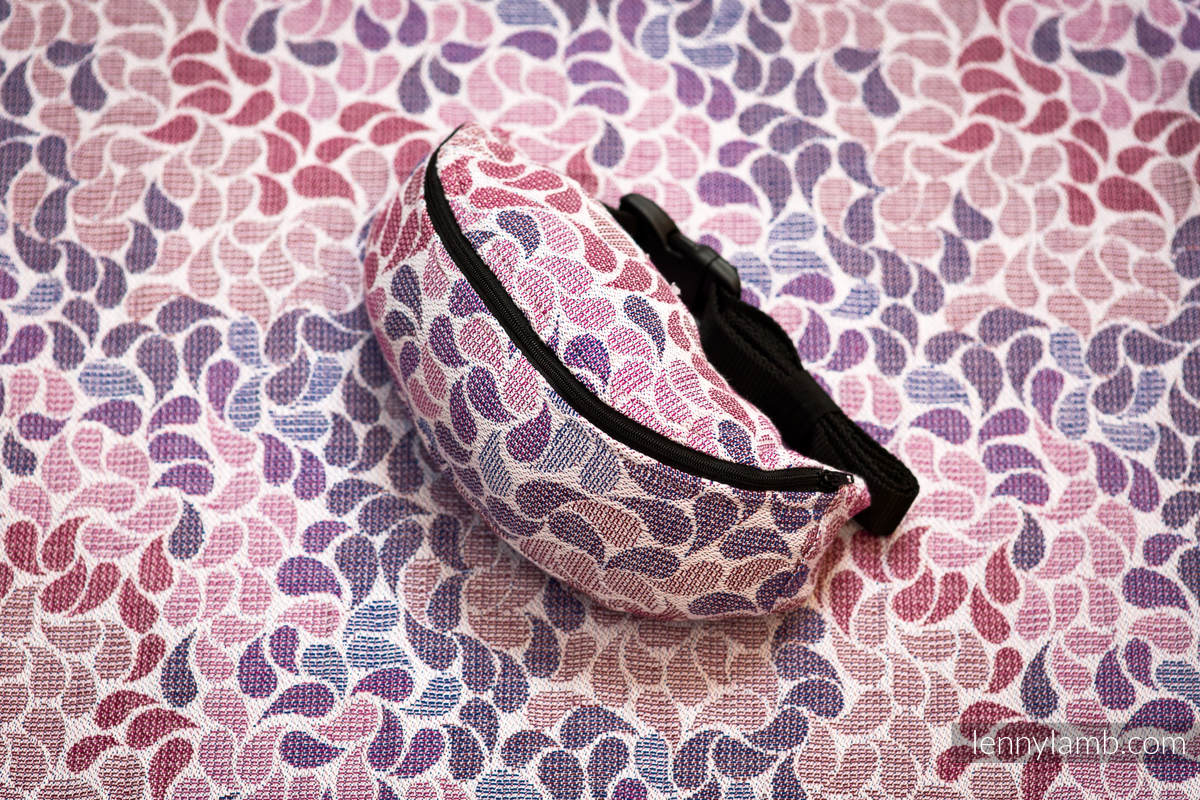 Riñonera hecha de tejido de fular (100% algodón) - COLORS OF FANTASY #babywearing