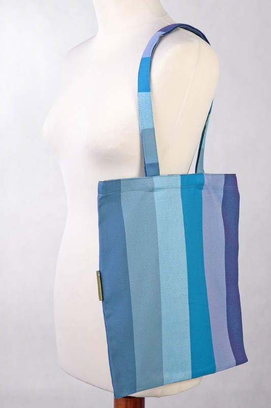Einkaufstasche, hergestellt aus gewebtem Stoff (100% Baumwolle) - FINNISH DIAMOND  #babywearing