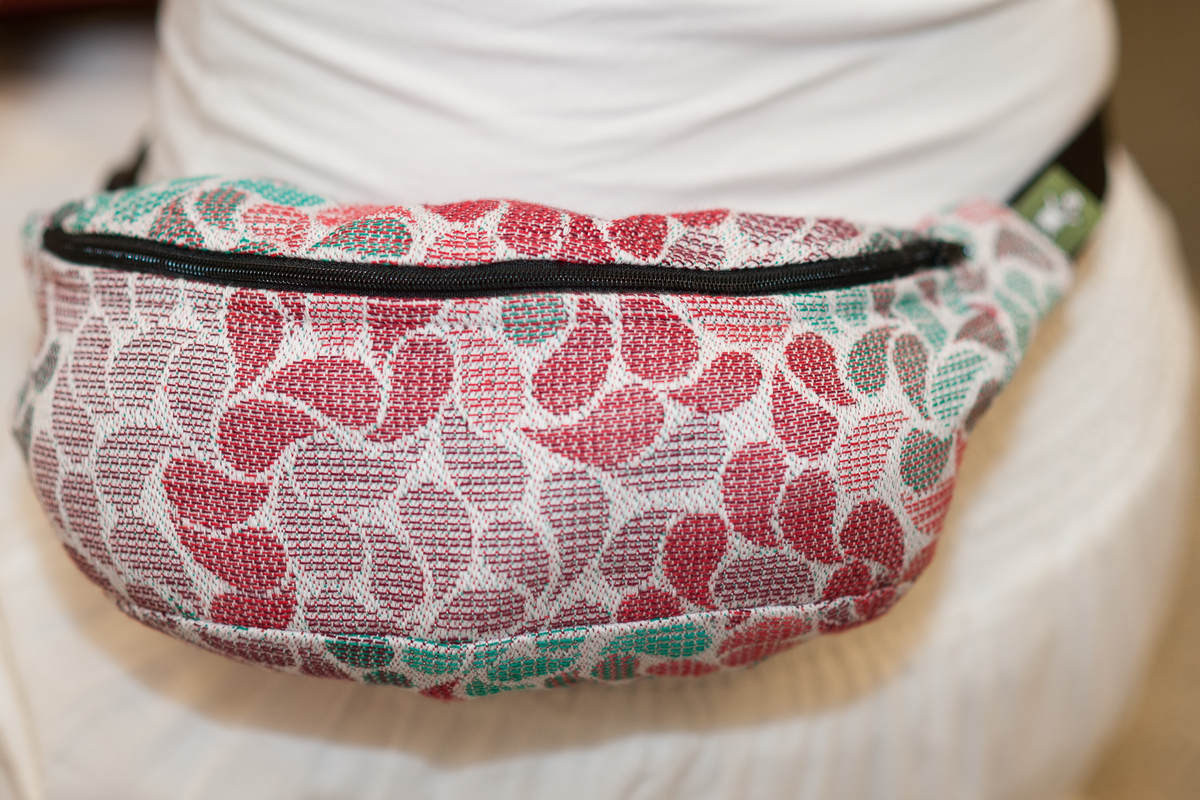 Waist Bag made of woven fabric, (100% cotton) - COLORS OF FRIENDSHIP #babywearing
