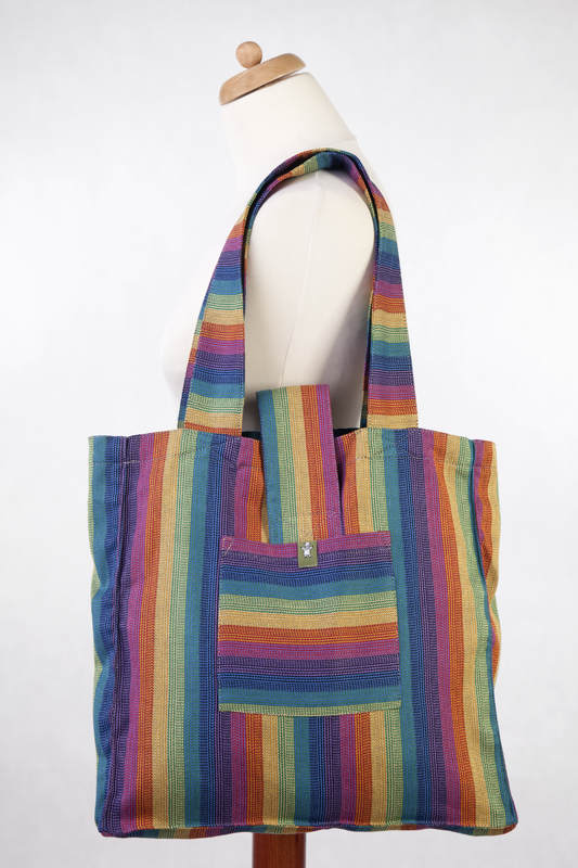 Shoulder bag made of wrap fabric (60% cotton, 40% bamboo) - Paradiso - standard size 37cmx37cm #babywearing