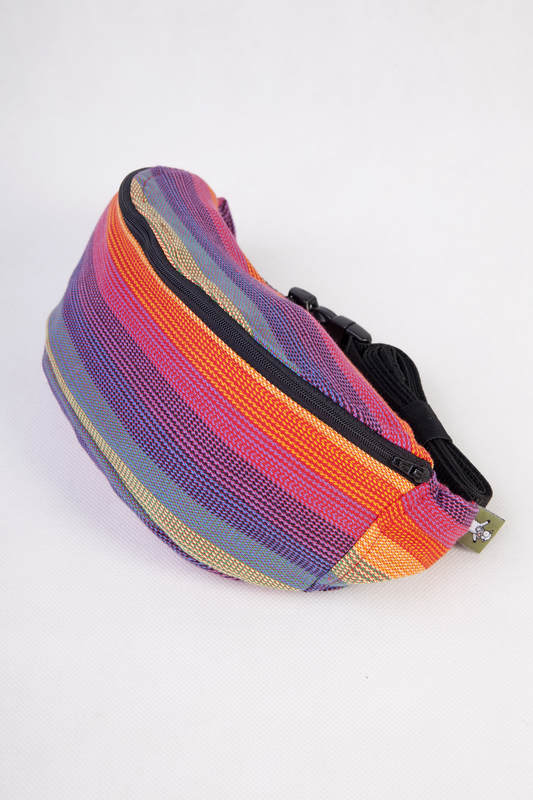 Waist Bag made of woven fabric, (100% cotton) - SUNSET RAINBOW COTTON #babywearing