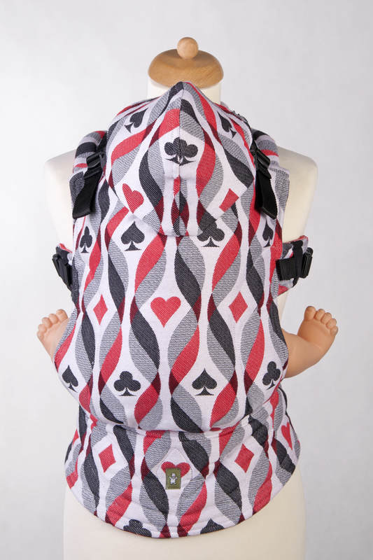 Nosidełko Ergonomiczne z tkaniny żakardowej 100% bawełna , Baby Size, KRÓLOWA SERC - Druga Generacja #babywearing