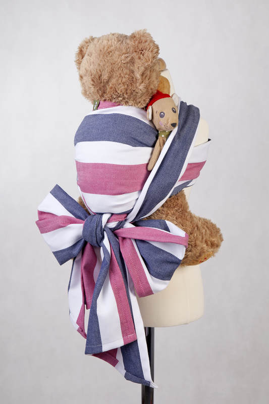 Żakardowa chusta dla lalek, 100% bawełna - MARSYLIANKA #babywearing