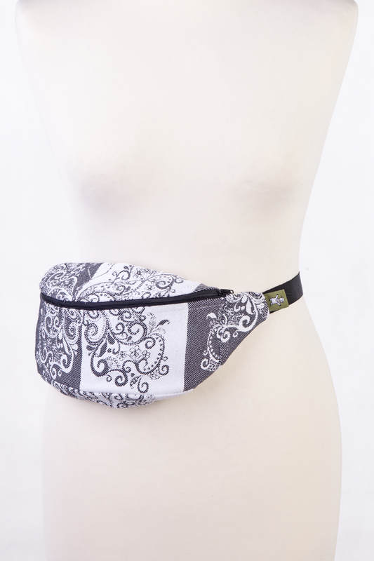 Waist Bag made of woven fabric, (100% cotton) - SILVER BUTTERFLY #babywearing