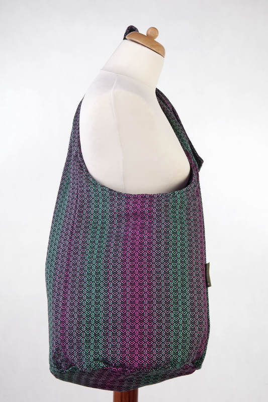 Hobo Bag made of woven fabric (100% cotton) - LITTLE LOVE - ORCHID #babywearing